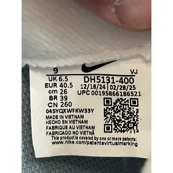 Nike Air Max Dawn Womens Size 9 Blue White Athletic Shoes DH5131 400 - Picture 6 of 7